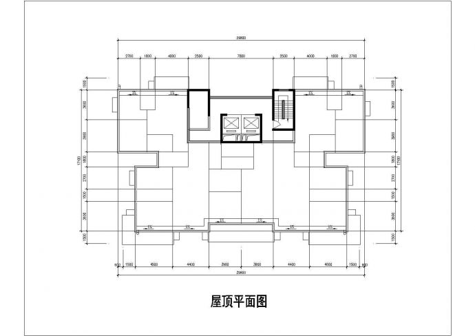 某小高层住宅楼设计cad建筑方案图_图1