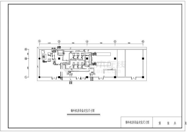 吊顶式空调器商场中央空调全套建筑cad施工图-图二