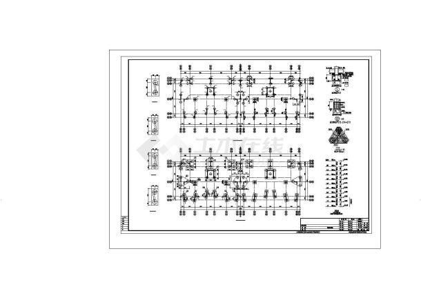 [云南]九层剪力墙结构住宅楼结构施工图-图一