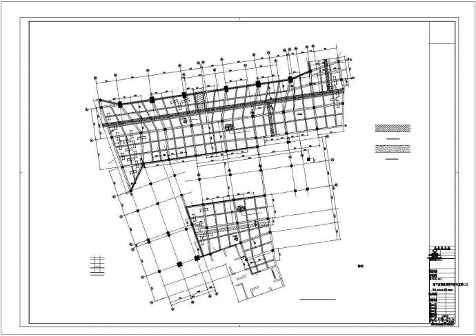 [浙江]地下一层框架结构地下车库结构施工图_图1