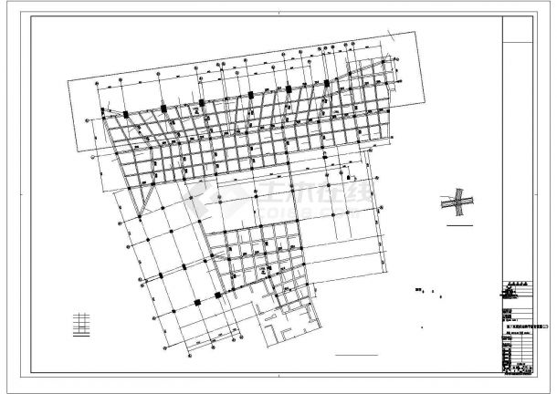 [浙江]地下一层框架结构地下车库结构施工图-图二