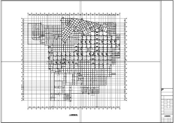 [湖北]地下二层框架结构地下室结构施工图-图二