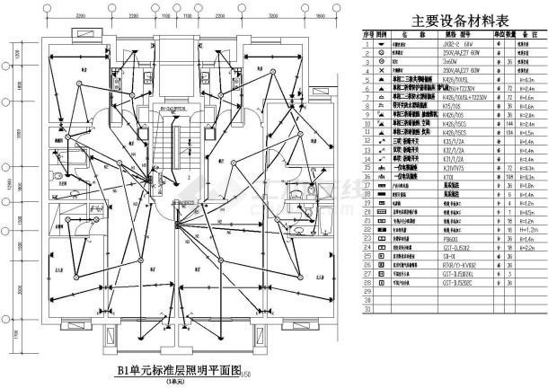 某地住宅楼电气设计图纸（含设计说明）-图一