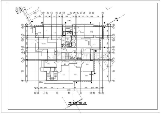 某地高层住宅采暖通风建筑CAD图纸（含设计说明）-图一