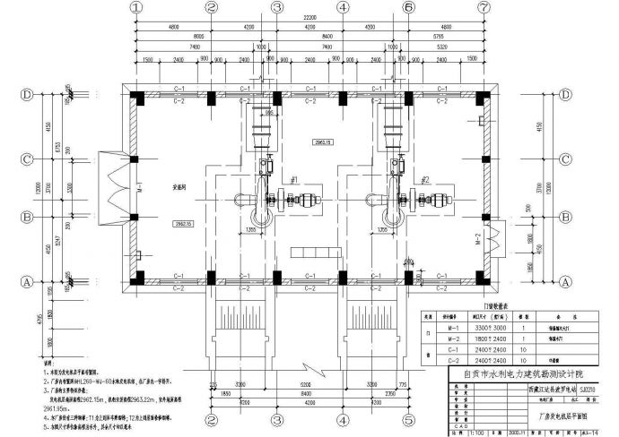 某地一小型电气站初步设计CAD参考图_图1