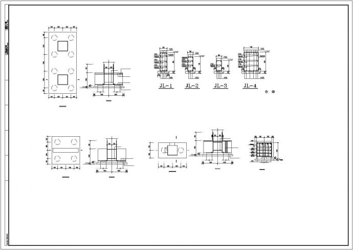 某图书科技楼建筑结构框架图_图1