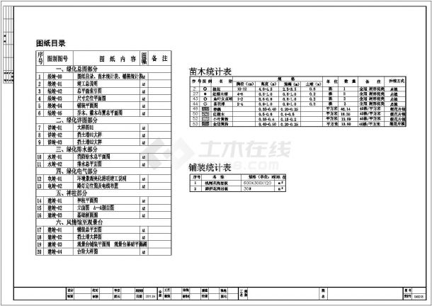 绝技广场景观设计cad竣工图-图二