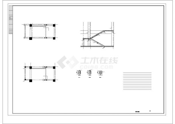 [山东]单层框架结构体育馆结构图-图一