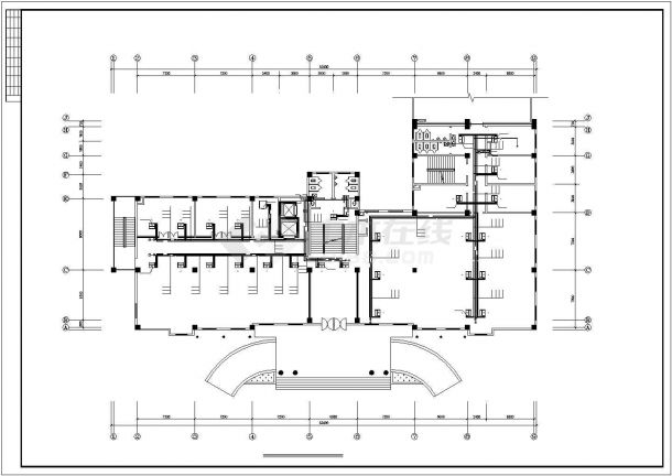 小高层综合楼建筑中央空调工程系统设计施工图-图一