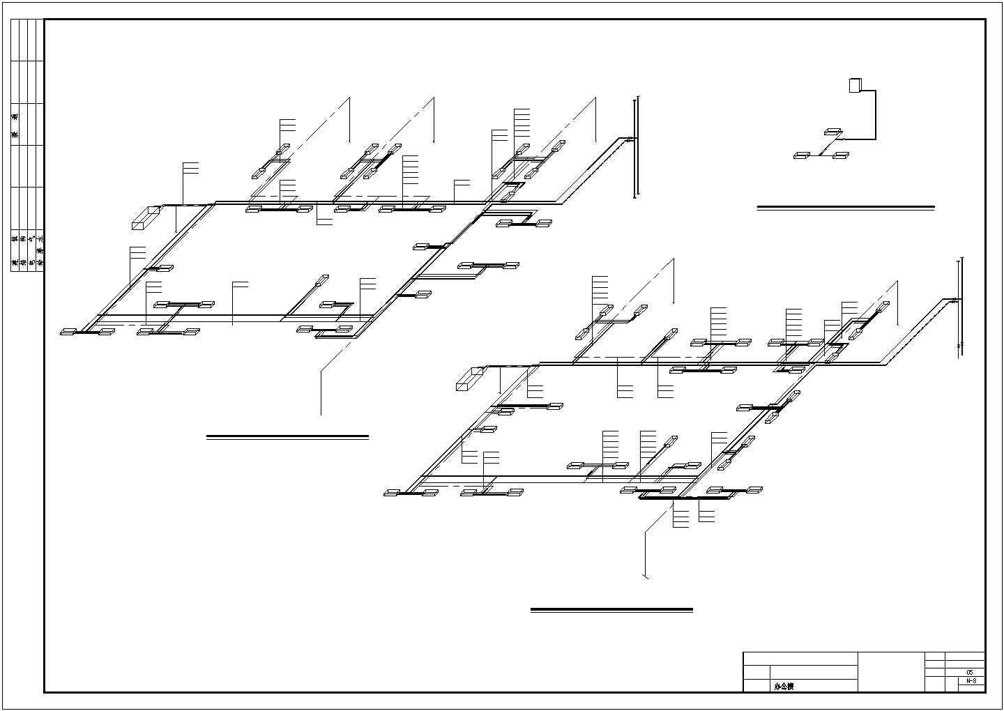 工业园区办公楼中央空调工程系统设计方案图