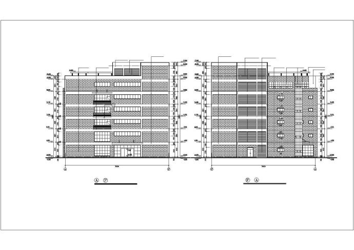 某地区辰欣服装厂建筑设计CAD施工图_图1