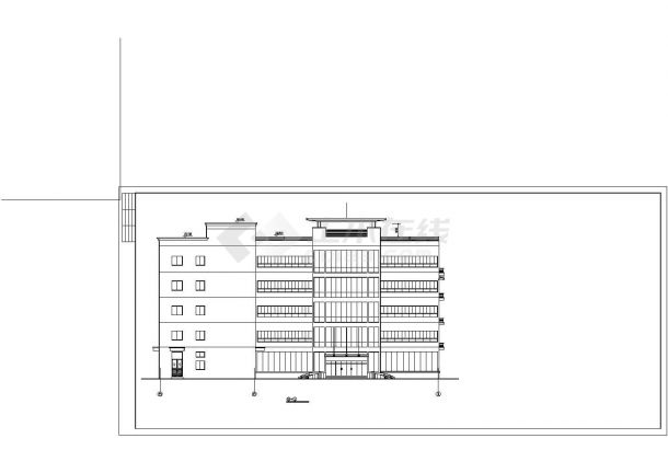 某地区机械厂9号厂房建筑设计CAD施工图-图一