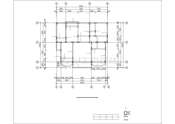 四层框架住宅结构施工图(独立基础)-图二