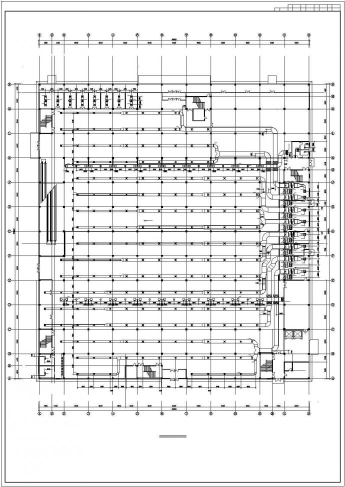 大型超市建筑空调通风系统设计施工图（直燃型溴化锂）_图1