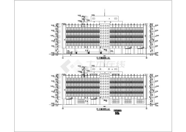 某地厂房大厦建筑图平面设计分类图-图一