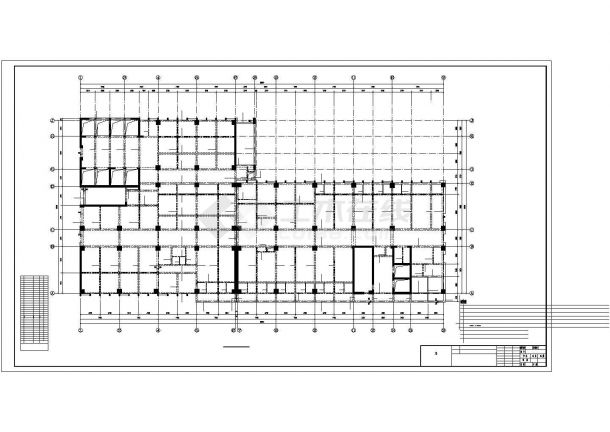26层框架剪力墙某住院大楼结构设计施工图-图一
