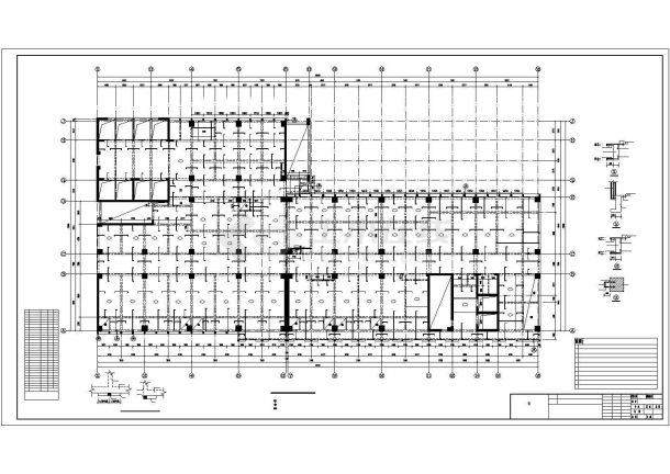 26层框架剪力墙某住院大楼结构设计施工图-图二