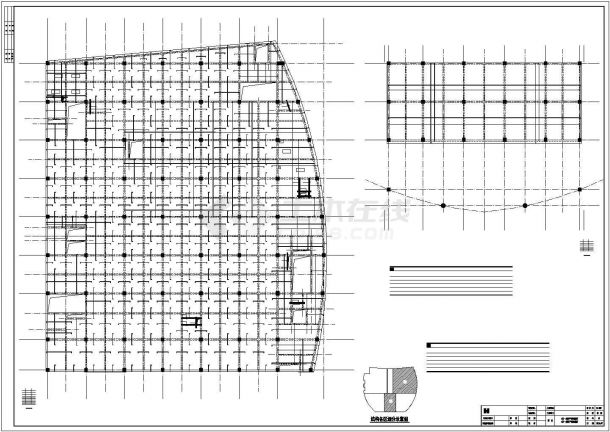 16层框架医院病房楼结构施工图（含建筑98张）-图二