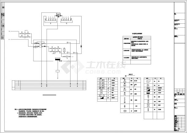大楼建筑自控系统cad原理图纸-图一