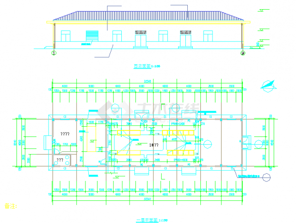 两个配电房工程CAD平面布置参考图-图二