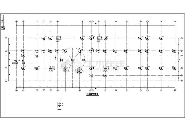 [黑龙江]框架结构活动中心结构施工图（五层独立基础）-图二