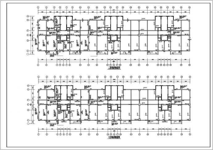 框剪结构住宅楼结构施工图（17层筏板基础）_图1