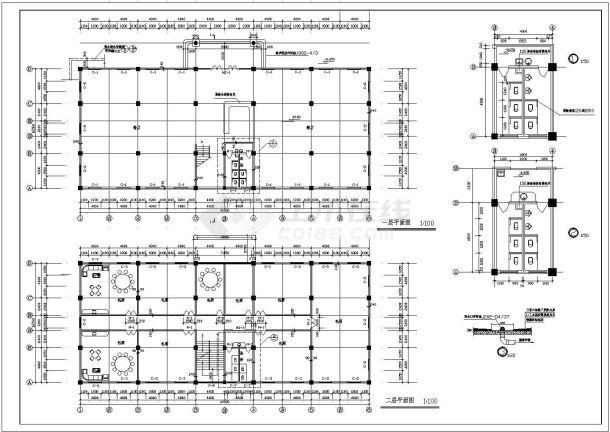 某框架结构小型酒店综合楼建筑施工图-图一