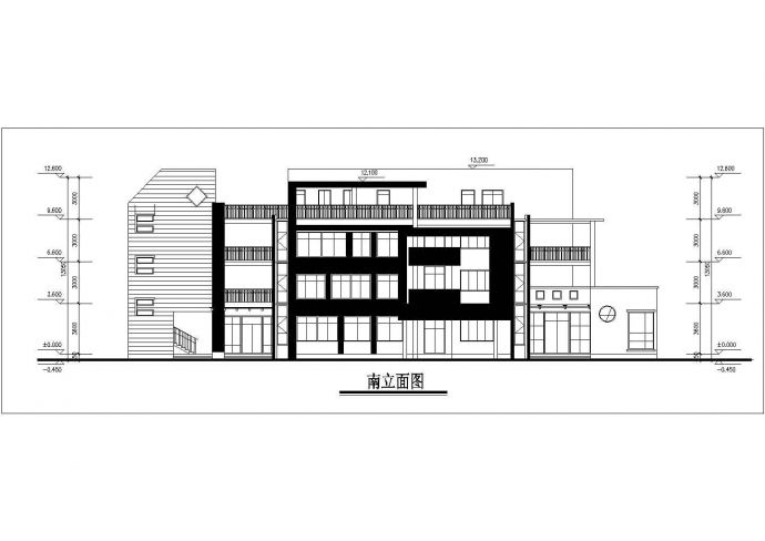 青岛市某小区幼儿园建筑设计CAD布置图_图1