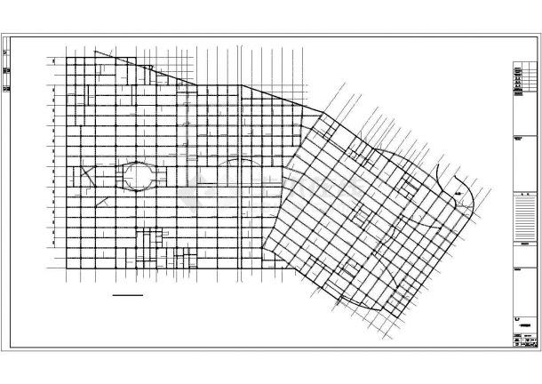 [安徽]框架结构商住楼结构施工图（六层桩基础）-图二