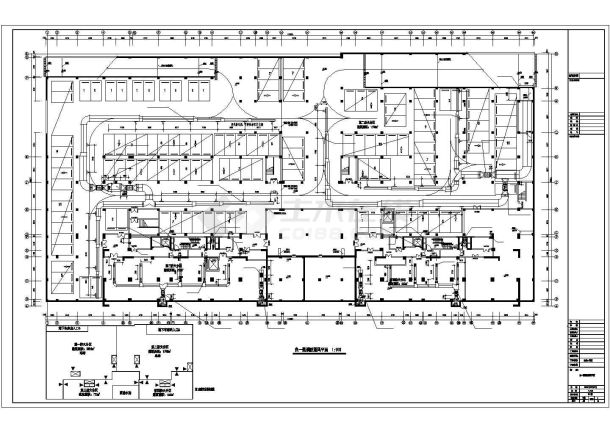 [安徽]商贸城空调通风设计施工图纸-图一