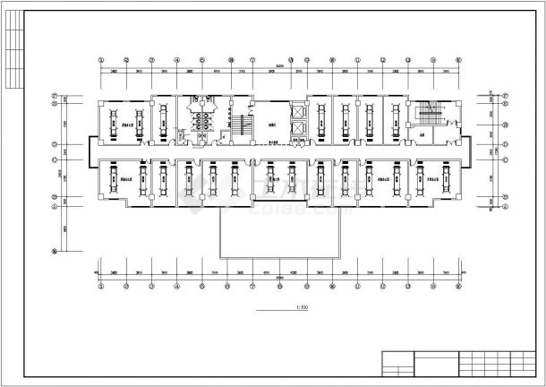 [山东]服务中心办公楼集中式空调设计施工图