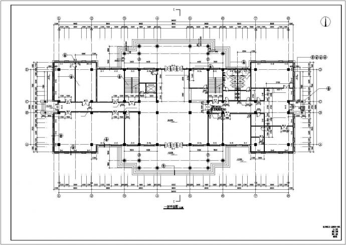 现代欧式风格办公楼CAD全套施工图_图1