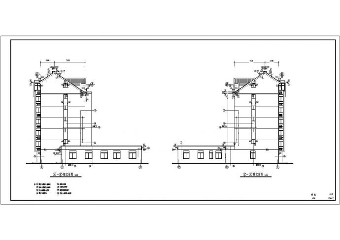 多层商住楼建筑设计CAD施工图_图1