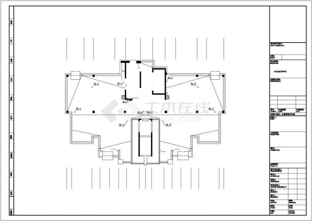 江苏2栋33层商住楼给排水施工图纸-图一