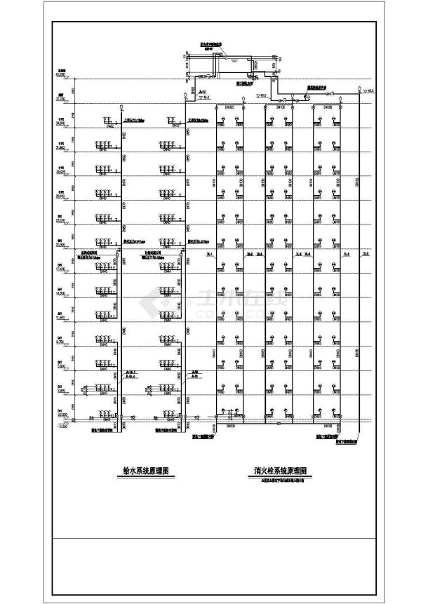 四川安置房项目给排水消防施工图-图二