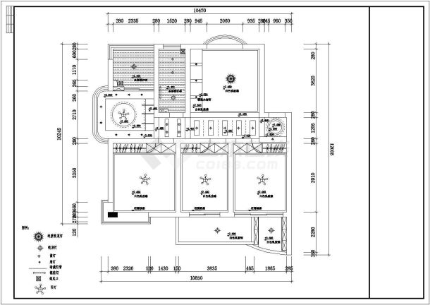 某地花园家居室内装修设计CAD方案图-图二