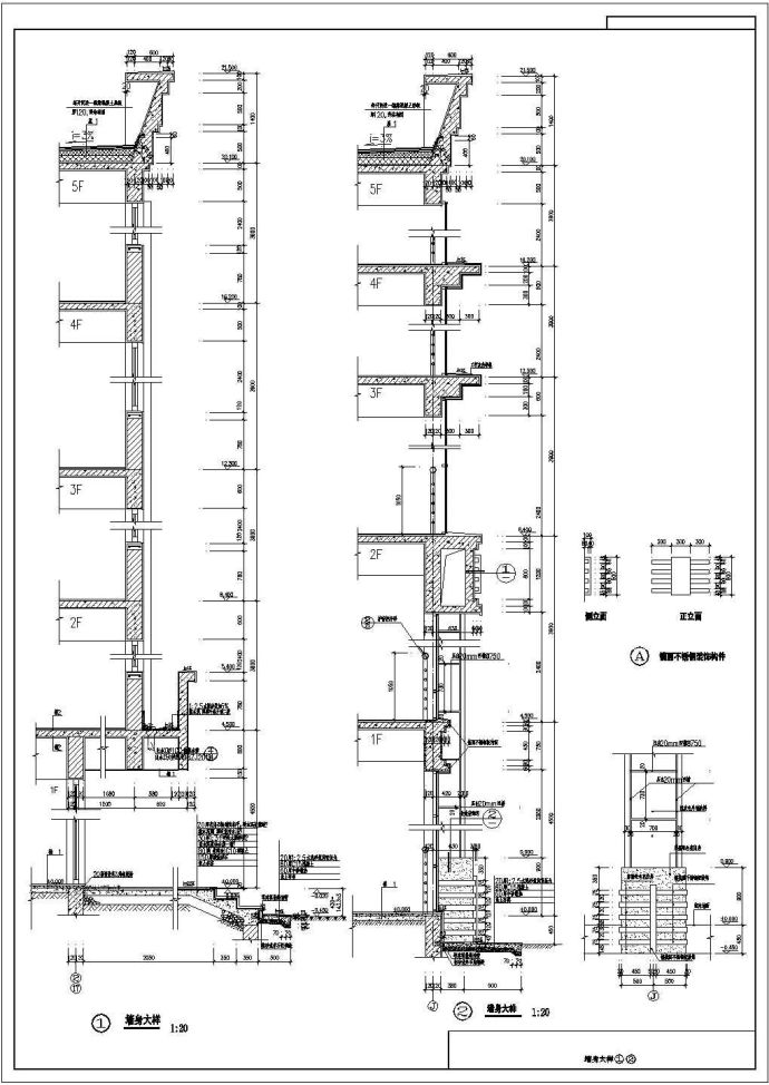 金州某商贸城全套建筑设计施工CAD图_图1