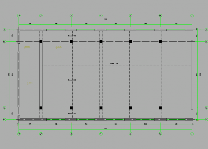 某经典钟管影音厅室内装修CAD布置图_图1