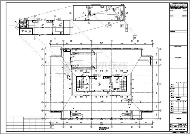 [杭州]高档商务大厦空调通风设计施工图-图一