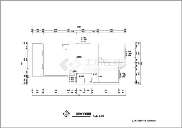 新中式住宅家装设计施工CAD布置图-图一