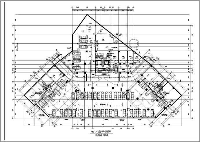 某市海丰广场建筑施工设计CAD图_图1