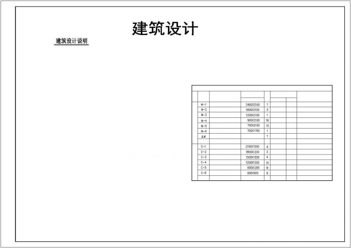 [云南]某民族二层住宅建筑设计施工CAD图_图1