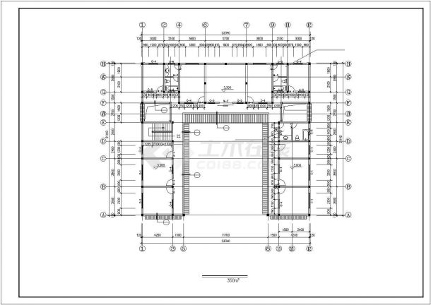 [云南]某民族二层住宅建筑设计施工CAD图-图二