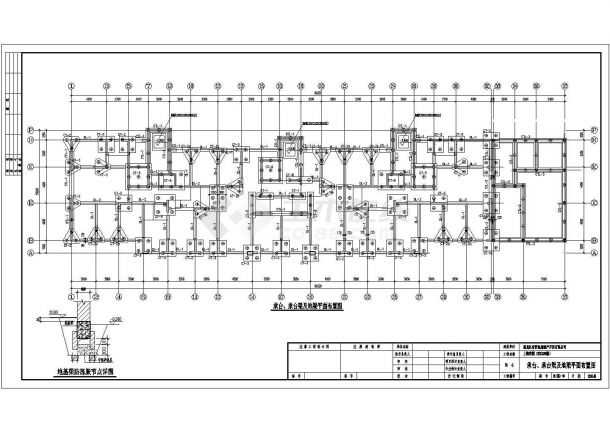 17层落地剪力墙住宅结构设计施工图（桩基础）-图二