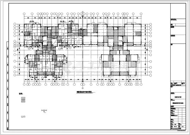 [长沙]剪力墙结构住宅楼结构施工图（16层桩基础带地下室）-图二