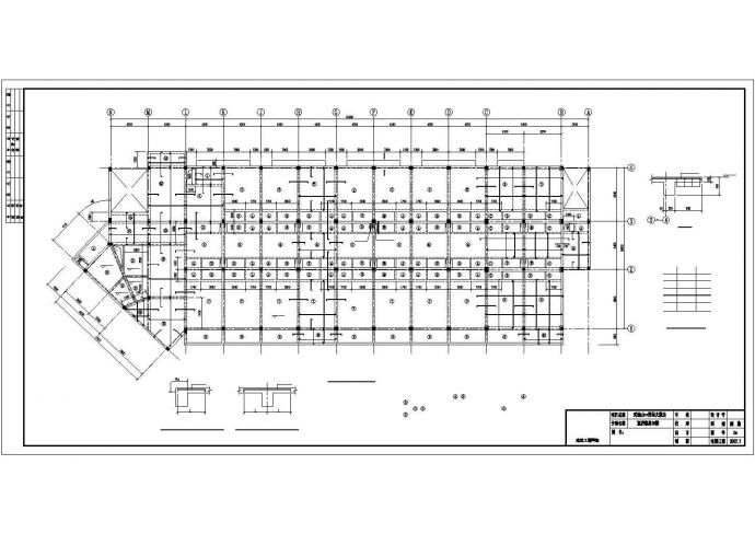 [湖北]框架结构国际酒店会所结构施工图（三层墩基础）_图1