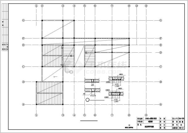 [湖北]框架结构酒店别墅结构施工图（二层独立基础）-图二