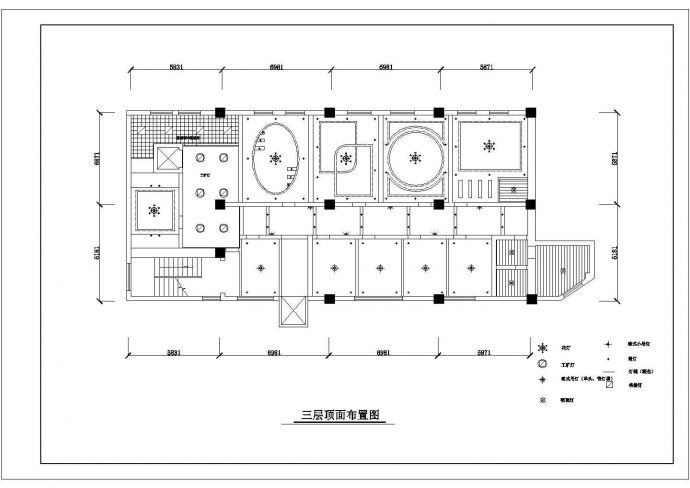 比较详细的三层酒店装修设计图纸(共60张)_图1