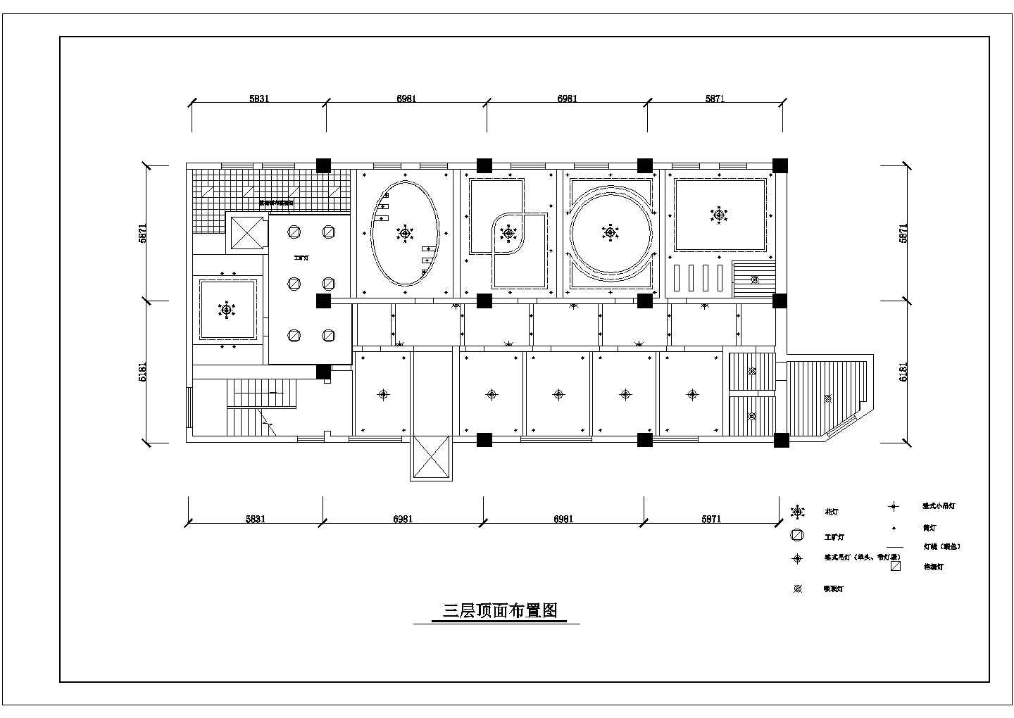 比较详细的三层酒店装修设计图纸(共60张)