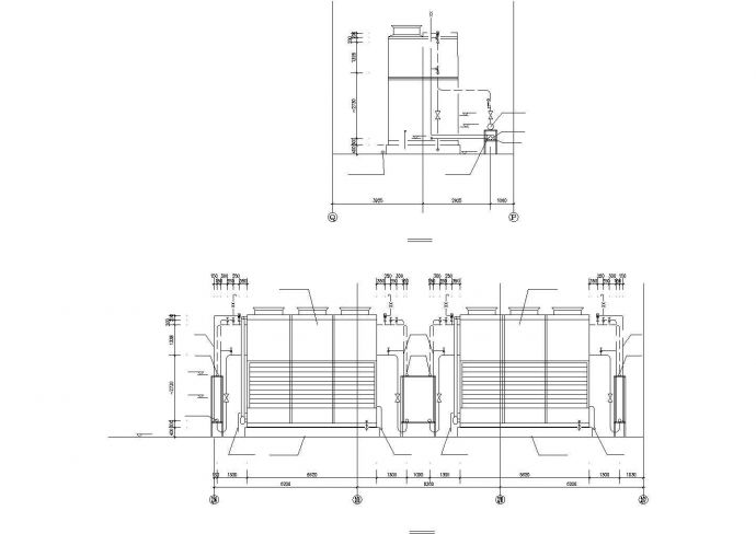 某低温库机房CAD设计施工示意图_图1